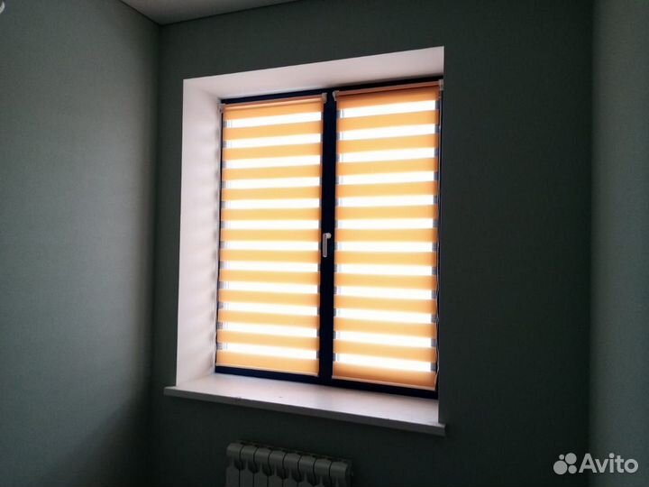 Рулонные шторы Зебра (День-Ночь)