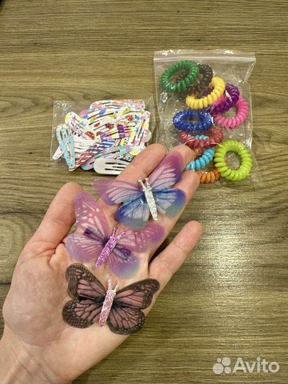 Резинки заколки повязки на голову для девочки