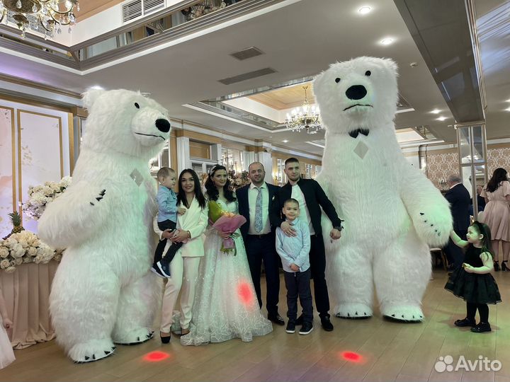 Аниматор Белый Медведь / Ростовая Кукла