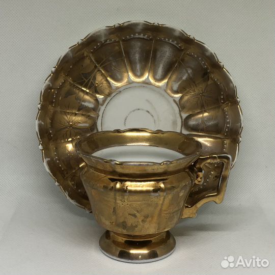 Чайная пара Кузнецов 19 век