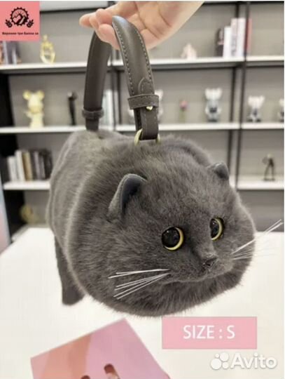 Сумка багет Кот