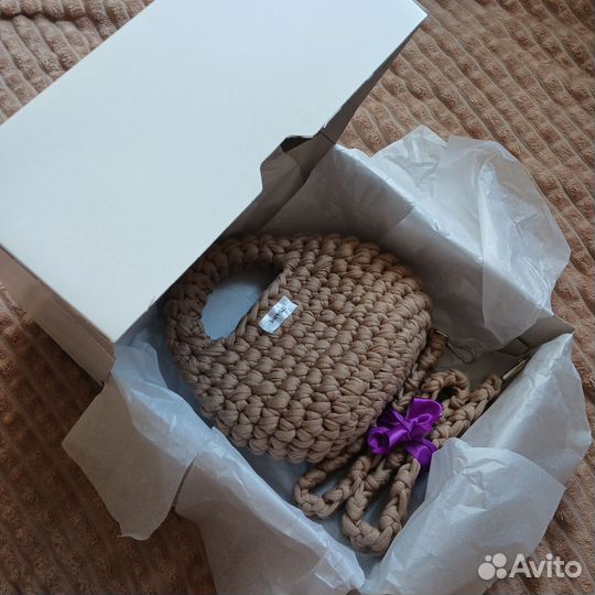 Сумка вязанная тренд 2024