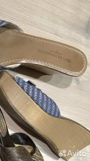 Босоножки Kenzo и Armani