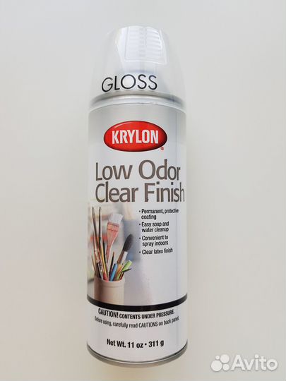 Krylon лак защитный без запаха глянцевый, 325 мл