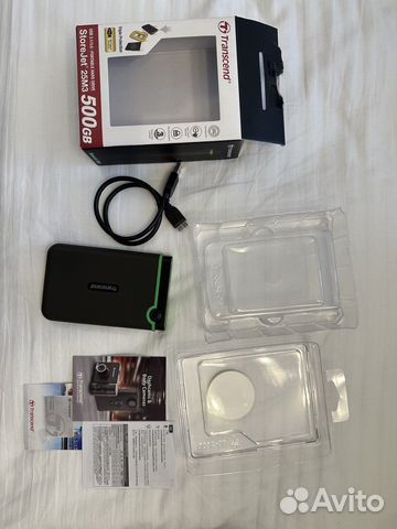Внешний жесткий диск Transcend StoreJet 500 Гб