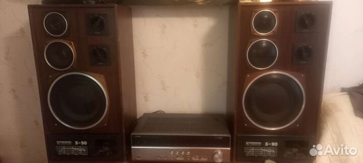 Напольная акустика колонки. С90 ресивер Ямаха