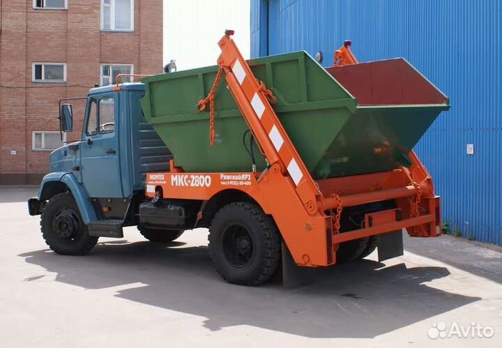 Вывоз строительного мусора контейнер