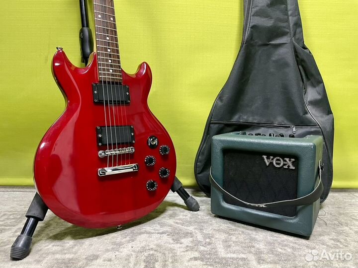 Электрогитара Ibanez с комбиком VOX