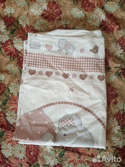 Бортики в детскую кроватку бу и балдахин