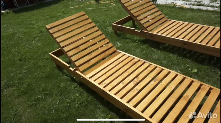 Диван из поддонов, шезлонг пляжный складной итд
