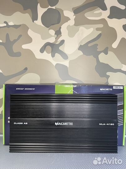 Усилитель machete MLA-4120, 4 канала, 120х4 Вт