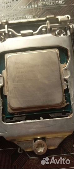 Материнская плата с процессором