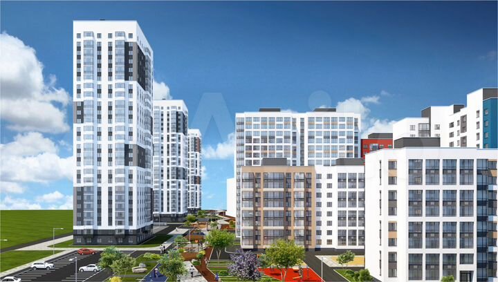 2-к. квартира, 54,9 м², 7/13 эт.