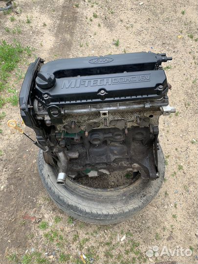 Двигатель Kia Spectra 1.6 S6D