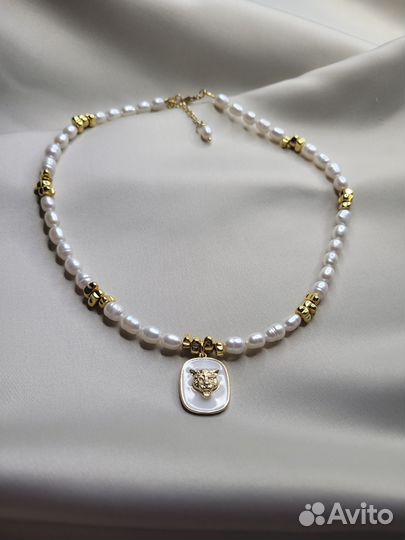 Чокер из жемчуга