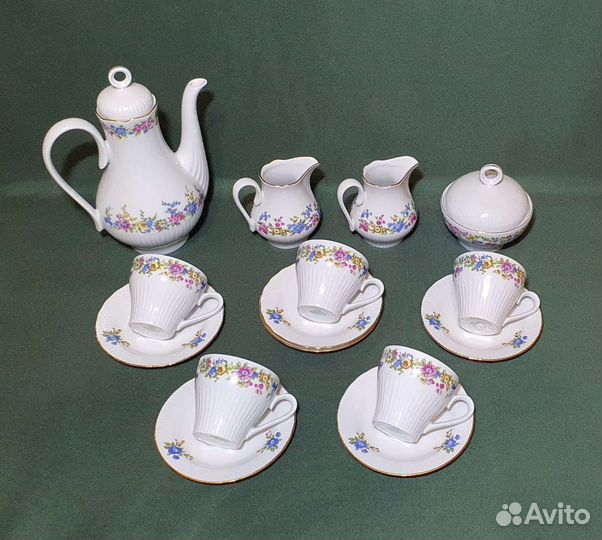 Кофейный сервиз. Ильменау ГДР