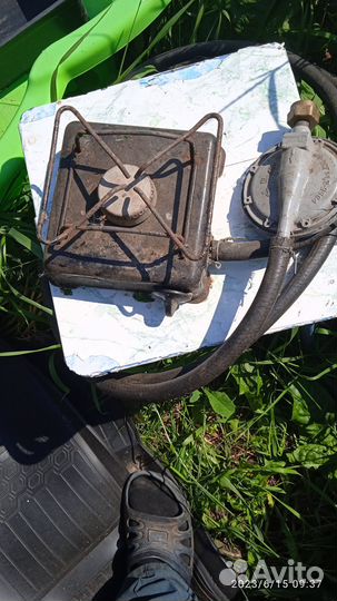 Газовая плита, + баллон с редуктором