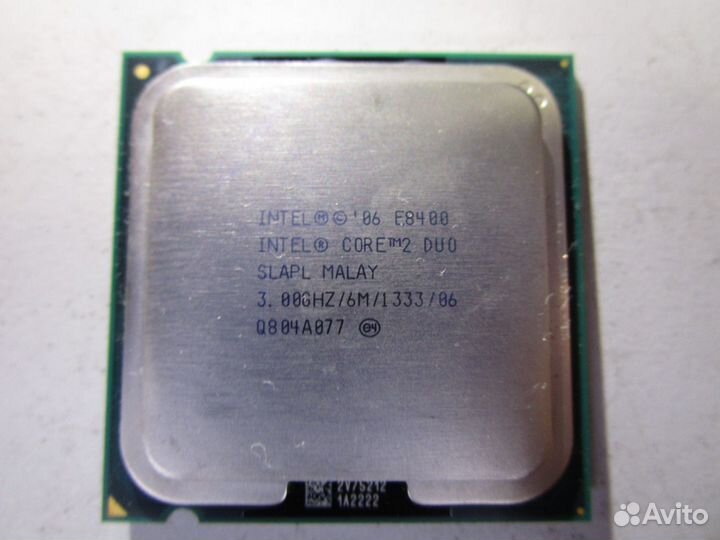 Процессор intel core2duo E8200 2660Mhz