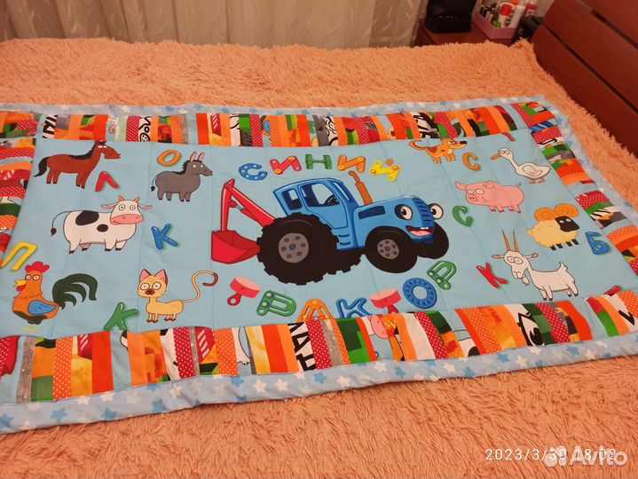 Лоскутное одеяло детское ручной работы