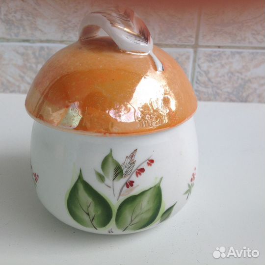 Сысерть фарфор сахарница СССР 60-е клеймо