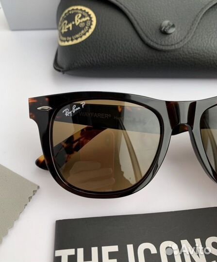 Очки ray ban wayfarer поляризационные Polaroid