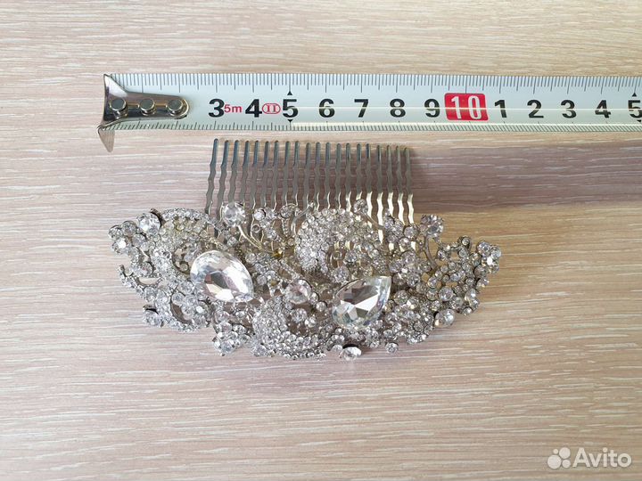 Заколка гребень для волос. Украшение в прическу