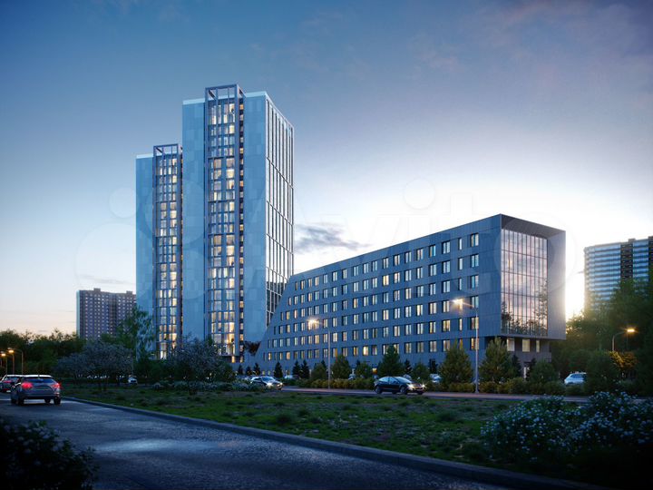 2-к. квартира, 47 м², 3/25 эт.