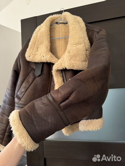 Дубленка женская zara