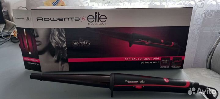 Плойка rowenta elite конусная
