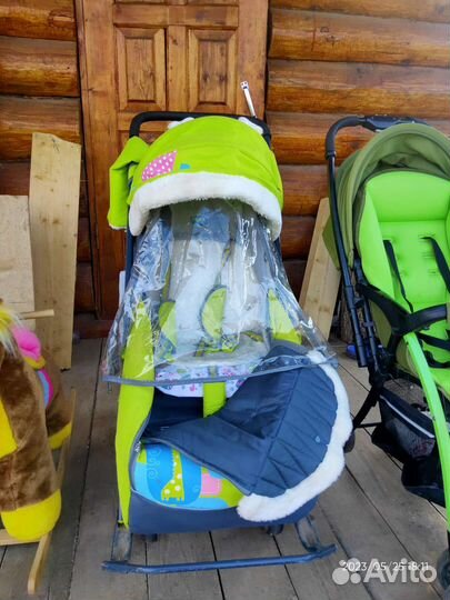 Коляска санки