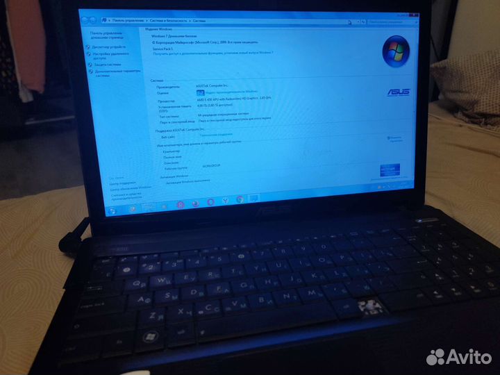 Ноутбук asus