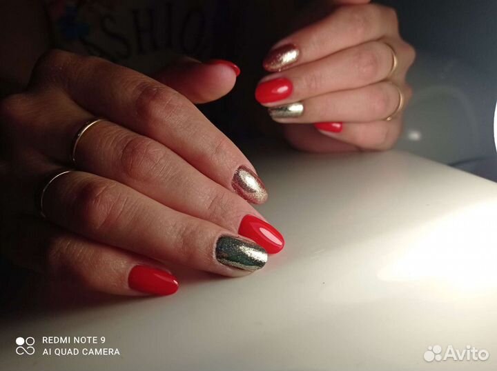 Покрытие гель лаком, Наращивание ногтей