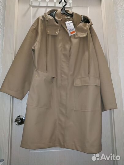 Плащ дождевик 54-56 с капюшоном