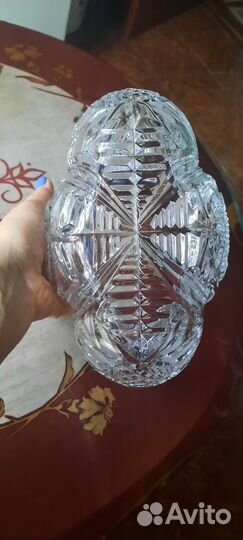 Хрустальная ваза салатник фруктовница времен СССР