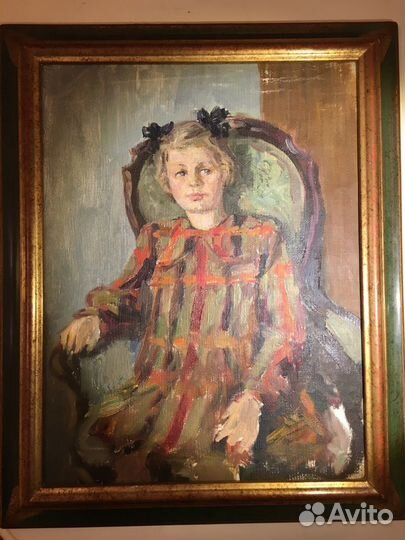 Вознесенский С. Л. 1952 СССР Картина Холст Портрет