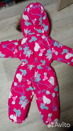Зимний комбинезон для девочки 98