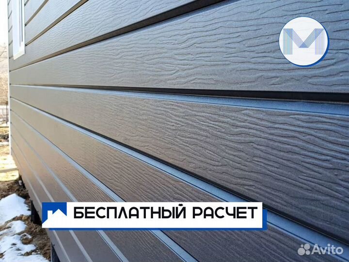 Сайдинг металлический Евро-Брус