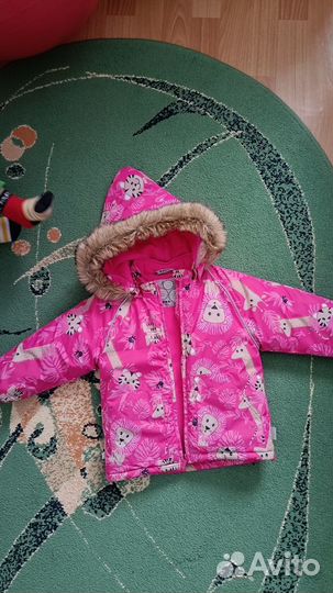 Комбинезон детский зимний с курткой на девочку
