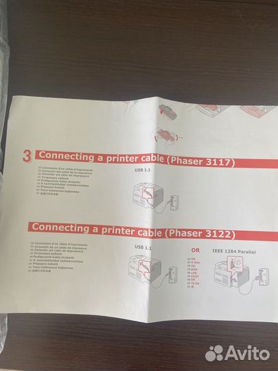 Принтер лазерный Xerox phaser 3117