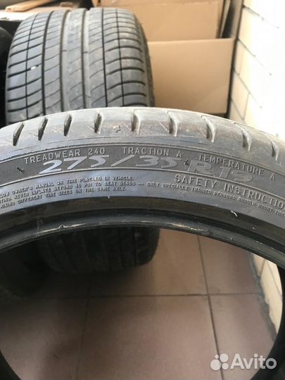 Michelin Primacy 3 245/40 R19 и 275/35 R19