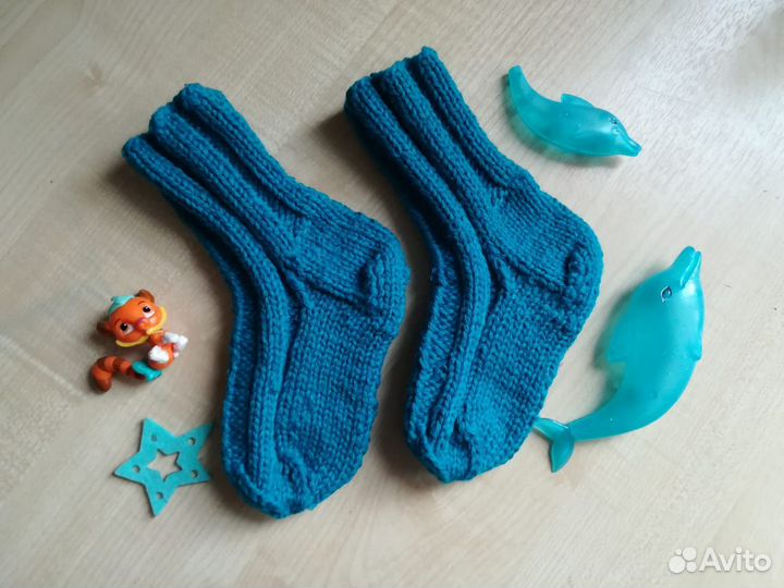 Носки шерстяные вязаные новые