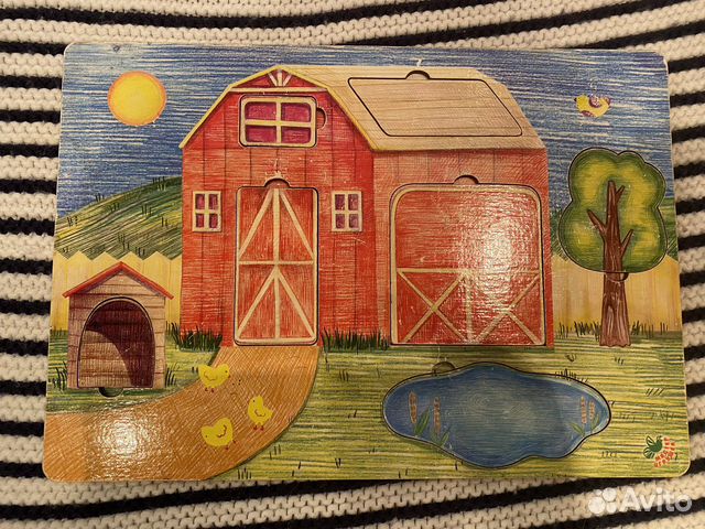 Пазл вкладыш для самых маленьких