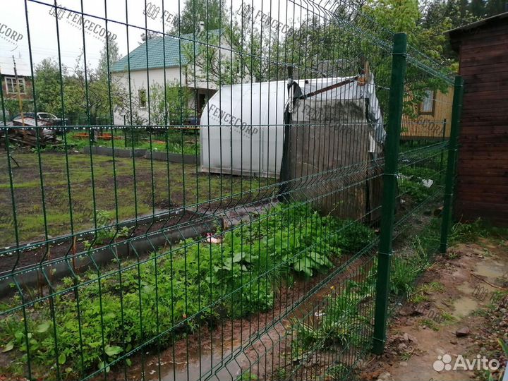 Забор из 3Д Гиттер 3 мм. 1.5 метра