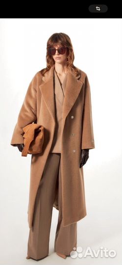 Пальто из альпаки зимнее pompa