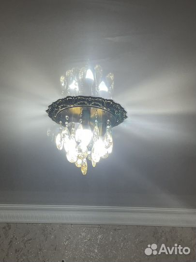 Люстра потолочная подвесная бу