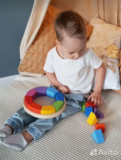 Новые деревянные игрушки круг гете