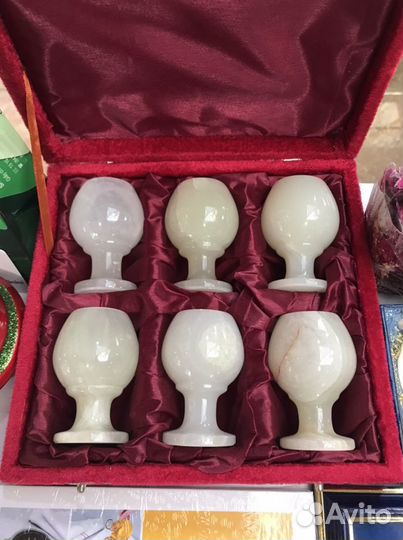 Бокалы из оникса комплект