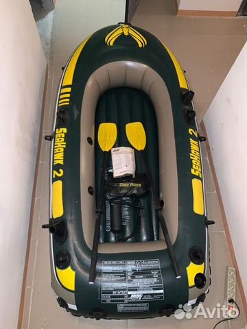 Надувная лодка Intex двухместная Seahawk 2 купить в Краснодаре ...