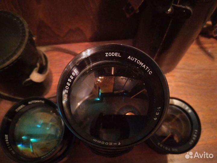 Три объектива Zodel Heaton M42: 135, 28, 200