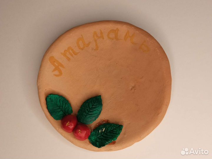 Тарелки из глины